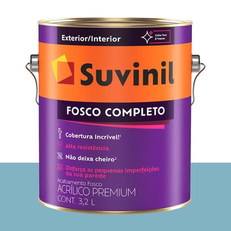 Tinta Acrílica Fosca Suvinil Sapato de Cristal 3,2 L - Tinta para Parede /  Madeira / Aço - Magazine Luiza