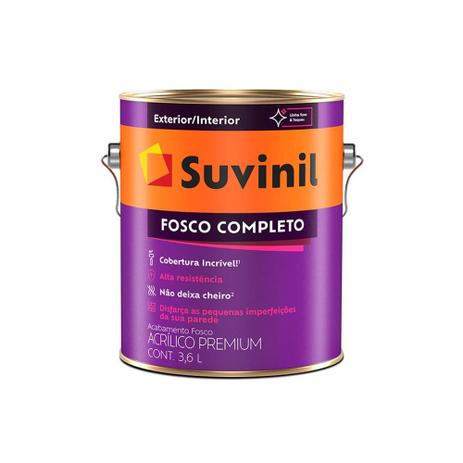 Tinta Acrílica Fosco Palha 3,6 Litros - Suvinil Menor preço em Tinta Acrílica Fosco Palha 3,6 Litros - Suvinil