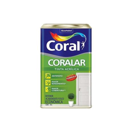 Tinta Acrílica Interno Branco Gelo Fosco 18 Litros - Coral é boa?