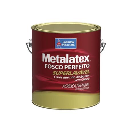 Tinta Acrílica Metalatex Fosco Perfeito Branco 3,6 Litros - Sherwin Williams Menor preço em Tinta Acrílica Metalatex Fosco Perfeito Branco 3,6 Litros - Sherwin Williams