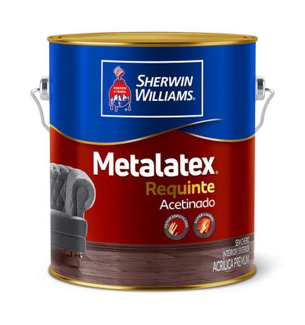 Tinta Acrílica Metalatex Requinte Semi Acetinado Sherwin Williams 3,6L Menor preço em Tinta Acrílica Metalatex Requinte Semi Acetinado Sherwin Williams 3,6L