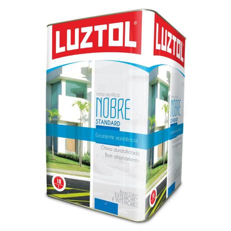 Tinta acrilica nobre fosco verde suave 18lt - Luztol Menor preço em Tinta acrilica nobre fosco verde suave 18lt - Luztol