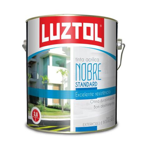 Tinta acrilica nobre fosco vermelho rubi gl - Luztol Menor preço em Tinta acrilica nobre fosco vermelho rubi gl - Luztol