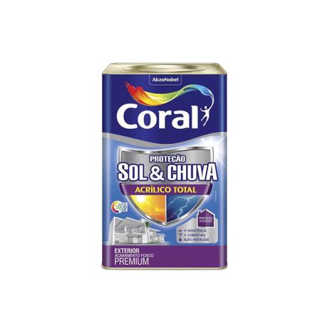 Tinta Acrílica Premium Fosca Proteção Sol Chuva Escrita Antiga 18 Litros - Coral é ruim? Tinta Acrílica Premium Fosca Proteção Sol Chuva Escrita Antiga 18 Litros - Coral é boa?