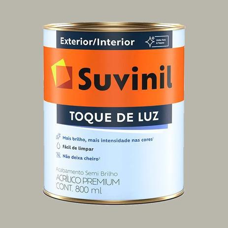 Tinta Acrílica Semi Brilho Cinza Urbano Suvinil Premium 900ml Menor preço em Tinta Acrílica Semi Brilho Cinza Urbano Suvinil Premium 900ml