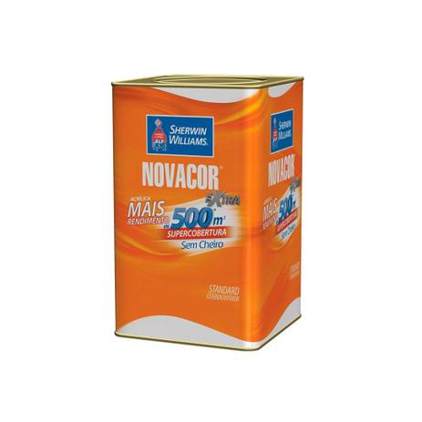 Tinta Acrílica Standard Fosca Novacor Extra Amarelo Canário 18 Litros - Sherwin williams Menor preço em Tinta Acrílica Standard Fosca Novacor Extra Amarelo Canário 18 Litros - Sherwin williams