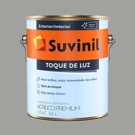 Tinta Acrílica Suvinil Elefante Semi Brilho Toque de Luz 3,6 Lt Menor preço em Tinta Acrílica Suvinil Elefante Semi Brilho Toque de Luz 3,6 Lt