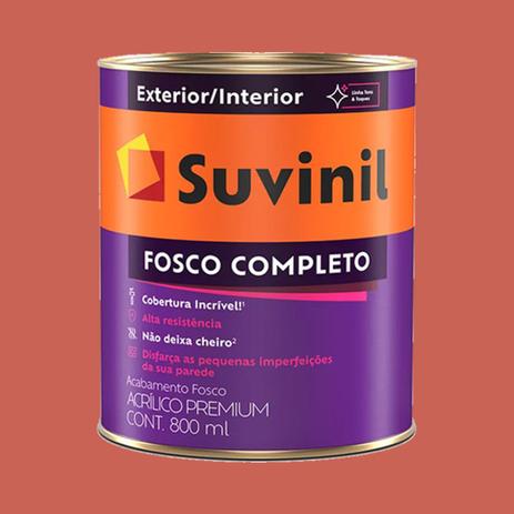 Menor preço em Tinta Acrilica Suvinil Terracota Fosco Lavável 900ml