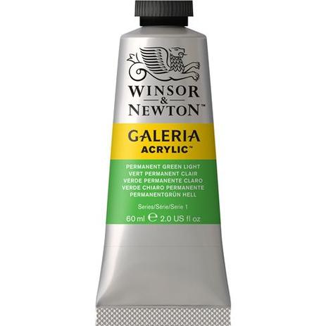 Tinta Acrilica Winsor Newton Galeria 060 ml Verde Permanente Claro 483 Menor preço em Tinta Acrilica Winsor Newton Galeria 060 ml Verde Permanente Claro 483