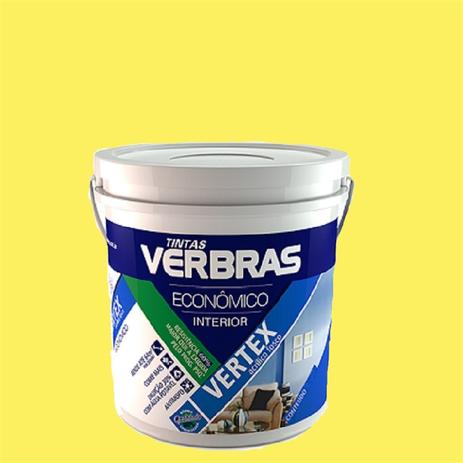 Menor preço em Tinta acrilico amarelo ipe vertex (latão 18l) int/ext - verbras