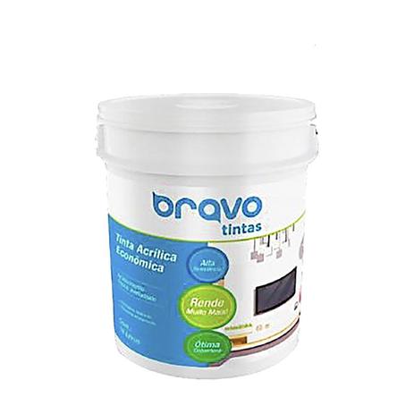 Tinta acrilico economica branco neve (latão com 16l) - bravo é boa?