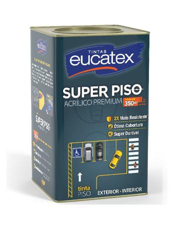 Tinta acrilico piso premium concreto 18l eucatex Menor preço em Tinta acrilico piso premium concreto 18l eucatex