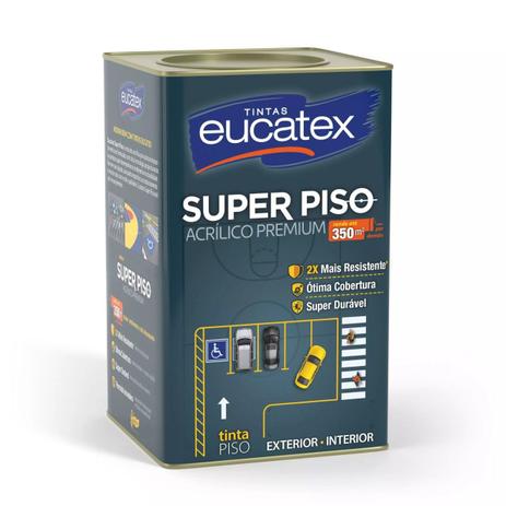 Tinta Acrilico Piso Premium Verde 18 Litros Eucatex Menor preço em Tinta Acrilico Piso Premium Verde 18 Litros Eucatex
