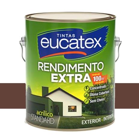 Tinta Acrílico Rendimento Extra Chocolate 3,6 Lts Eucatex é ruim? Tinta Acrílico Rendimento Extra Chocolate 3,6 Lts Eucatex é boa?