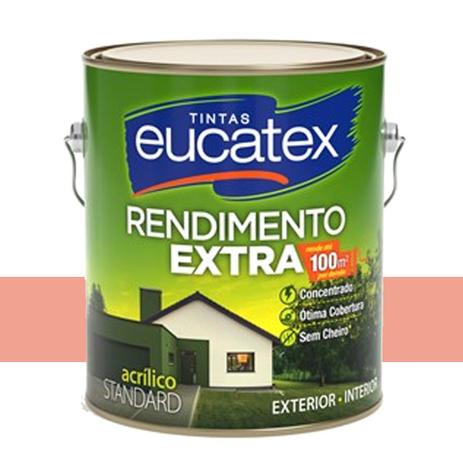 Tinta Acrílico Rendimento Extra Flamingo 3,6 Lts Eucatex Menor preço em Tinta Acrílico Rendimento Extra Flamingo 3,6 Lts Eucatex