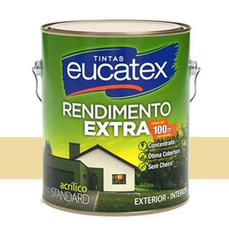 Tinta Acrílico Rendimento Extra Marfim 18 Lts Eucatex Menor preço em Tinta Acrílico Rendimento Extra Marfim 18 Lts Eucatex
