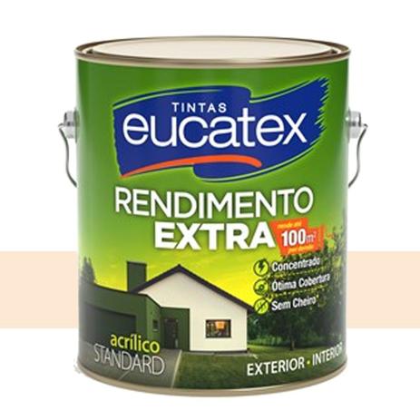 Tinta Acrílico Rendimento Extra Perola 18 Lts Eucatex Menor preço em Tinta Acrílico Rendimento Extra Perola 18 Lts Eucatex