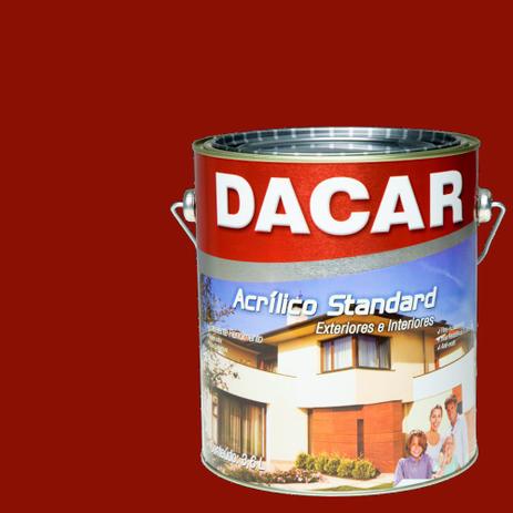 Menor preço em Tinta Acrilico Standard Dacar 3,6 Lts Tomate Seco