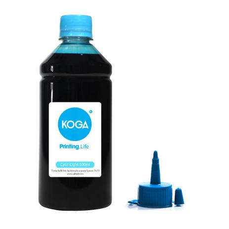 Tinta Bulk Ink Sublimática para Impressora Epson T673 Cyan Light 500ml Koga Menor preço em Tinta Bulk Ink Sublimática para Impressora Epson T673 Cyan Light 500ml Koga