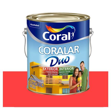 Tinta Coral Econômica Coralar Duo acrílica fosca rubi 3,6L é ruim? Tinta Coral Econômica Coralar Duo acrílica fosca rubi 3,6L é boa?