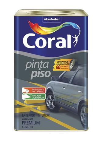 Tinta Coral Pinta Piso Fosco Cinza Escuro 18 Litros Menor preço em Tinta Coral Pinta Piso Fosco Cinza Escuro 18 Litros