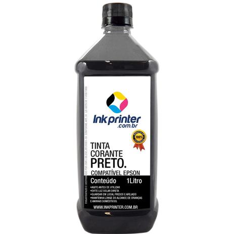 Tinta Corante InkPrinter Preta para Impressora Epson (1 litro) Menor preço em Tinta Corante InkPrinter Preta para Impressora Epson (1 litro)