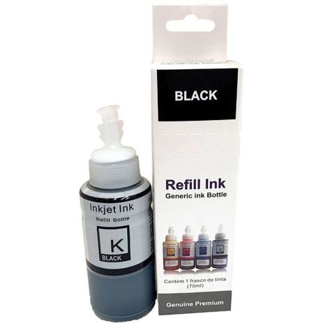 Tinta Corante para Epson Ecotank Preto Refil 70ml Laserteck Menor preço em Tinta Corante para Epson Ecotank Preto Refil 70ml Laserteck