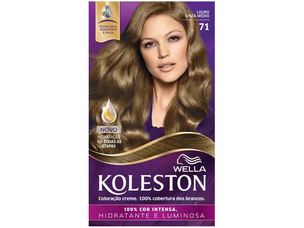Tinta de Cabelo Koleston 71 - Louro Cinza Médio Menor preço em Tinta de Cabelo Koleston 71 - Louro Cinza Médio