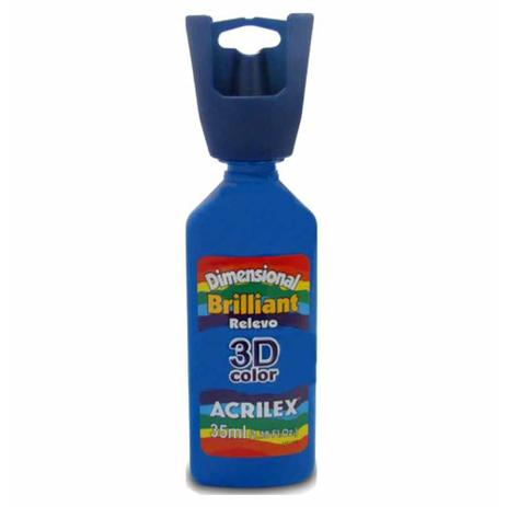 Tinta decorativa dimensional brilhante 35ml 501 azul turquesa / 6un / acrilex Menor preço em Tinta decorativa dimensional brilhante 35ml 501 azul turquesa / 6un / acrilex