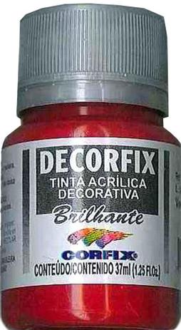Tinta Decorfix Acrílica Brilhante 312 Vermelho Carmim Corfix Menor preço em Tinta Decorfix Acrílica Brilhante 312 Vermelho Carmim Corfix