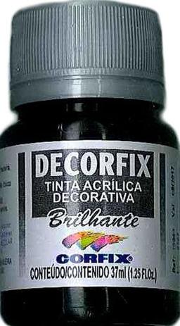 Tinta Decorfix Acrílica Fosca 321 Preto Corfix Menor preço em Tinta Decorfix Acrílica Fosca 321 Preto Corfix