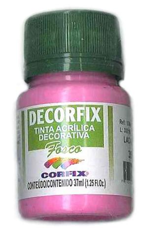 Tinta Decorfix Acrílica Fosca 355 Laca Rosa Corfix Menor preço em Tinta Decorfix Acrílica Fosca 355 Laca Rosa Corfix