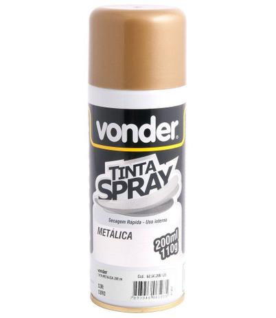 Tinta Em Spray Multi Uso Tinta Dourada Brilhante Ouro 200 Ml Vonder é boa?