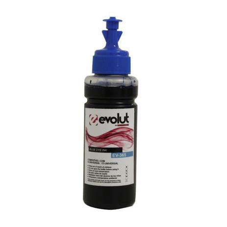 Tinta Epson Corante Universal - Ciano - Compatível - 100ml - Evolut Menor preço em Tinta Epson Corante Universal - Ciano - Compatível - 100ml - Evolut