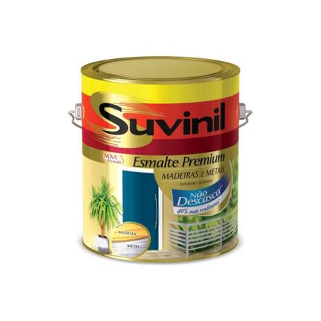 Tinta Esmalte Brilhante Branco 900 Ml Ref. 53375914 - Suvinil Menor preço em Tinta Esmalte Brilhante Branco 900 Ml Ref. 53375914 - Suvinil