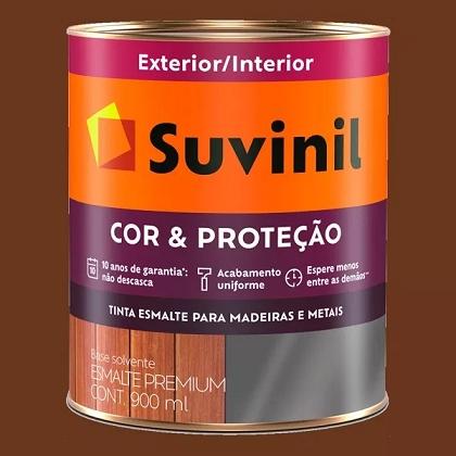 Tinta Esmalte Brilhante Tabaco Suvinil Premium 900ml Menor preço em Tinta Esmalte Brilhante Tabaco Suvinil Premium 900ml