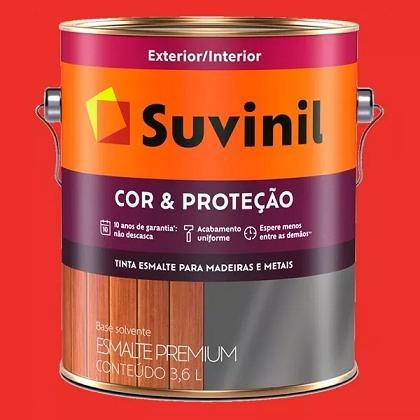 Tinta Esmalte Brilhante Vermelho Suvinil Premium 3,6 Litros é boa?