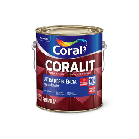 Tinta Esmalte Coralit Fosco Branco 3,6 Litros Menor preço em Tinta Esmalte Coralit Fosco Branco 3,6 Litros