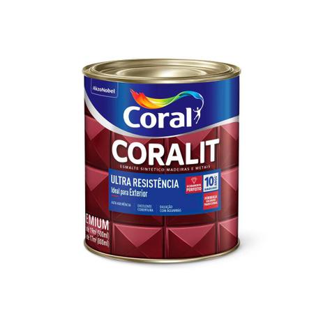 Tinta Esmalte Coralit Fosco Branco 900ml Menor preço em Tinta Esmalte Coralit Fosco Branco 900ml