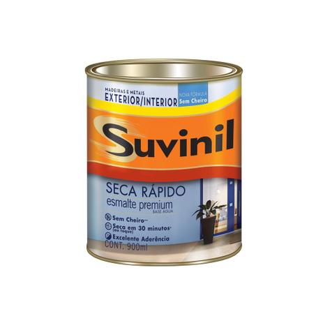 Tinta Esmalte Premium Brilhante Seca Rápido Amarelo Ouro 900ml - Suvinil Menor preço em Tinta Esmalte Premium Brilhante Seca Rápido Amarelo Ouro 900ml - Suvinil