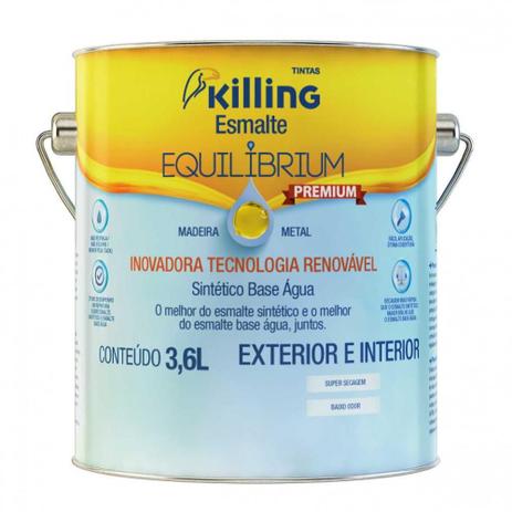 Tinta Esmalte Sintetico Equilibrium 0.9lt Marron - Killing s.a. tintas e adesivos Menor preço em Tinta Esmalte Sintetico Equilibrium 0.9lt Marron - Killing s.a. tintas e adesivos