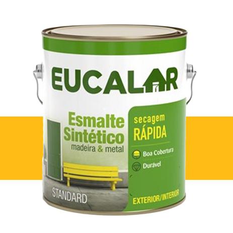Tinta Esmalte Sintético Eucalar Amarelo Ouro 3,6 L Eucatex Menor preço em Tinta Esmalte Sintético Eucalar Amarelo Ouro 3,6 L Eucatex