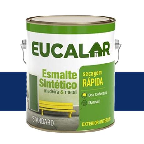 Tinta Esmalte Sintético Eucalar Azul Del Rey 3,6 L Eucatex Menor preço em Tinta Esmalte Sintético Eucalar Azul Del Rey 3,6 L Eucatex