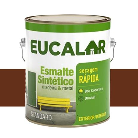 Tinta Esmalte Sintético Eucalar Tabaco 900 Ml Eucatex Menor preço em Tinta Esmalte Sintético Eucalar Tabaco 900 Ml Eucatex
