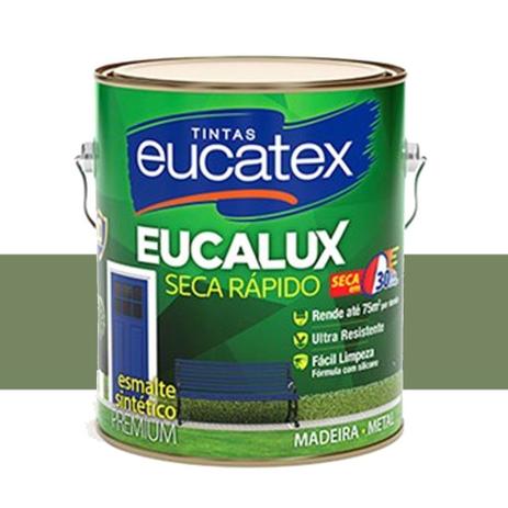 Tinta Eucalux Esmalte Premium Verde Nilo 900 Ml Eucatex Menor preço em Tinta Eucalux Esmalte Premium Verde Nilo 900 Ml Eucatex