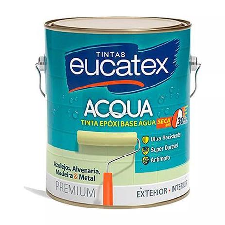Tinta Eucatex Epoxi Base Dagua Branco Brilhante 3,6lt Menor preço em Tinta Eucatex Epoxi Base Dagua Branco Brilhante 3,6lt