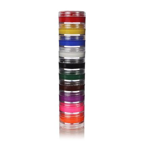 Tinta Facial Cremosa Kit 10 Cores - Color Make - Yur color make Menor preço em Tinta Facial Cremosa Kit 10 Cores - Color Make - Yur color make