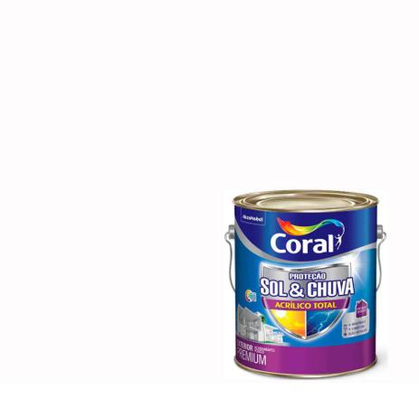 Tinta fosca Acrílico Total Sol e Chuva arquitetura urbana 3,6L Coral Menor preço em Tinta fosca Acrílico Total Sol e Chuva arquitetura urbana 3,6L Coral