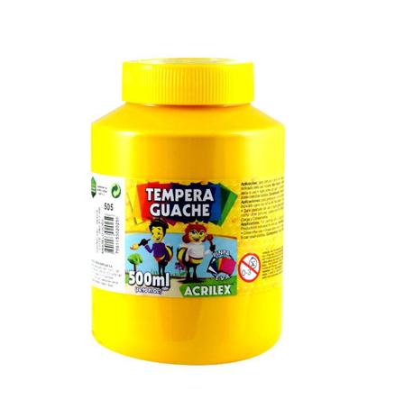 Menor preço em Tinta Guache 500ml Amarelo Ouro Acrilex