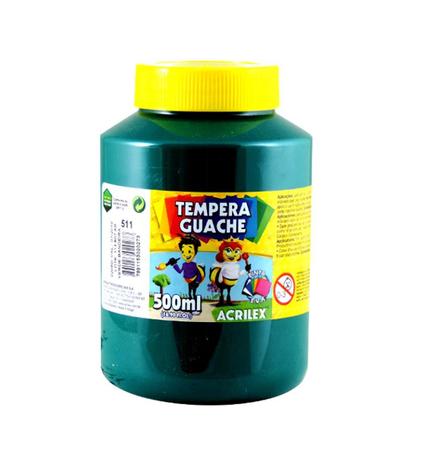 Menor preço em Tinta Guache 500ml Verde Bandeira Acrilex